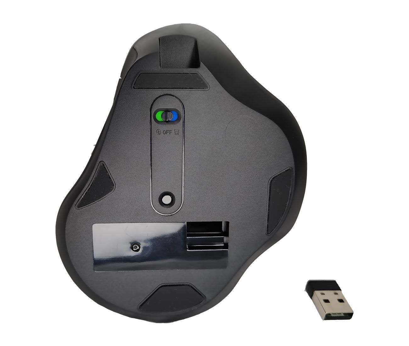 Mouse Trackball Bluetooth Ricaricabile - 4800 DPI, Ergonomico, Senza Fili