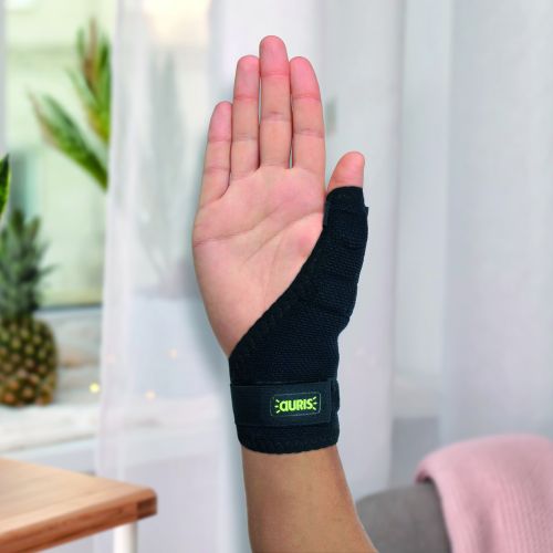 Prevenzione & benessere - Magnetic Microfiber Finger Support Black